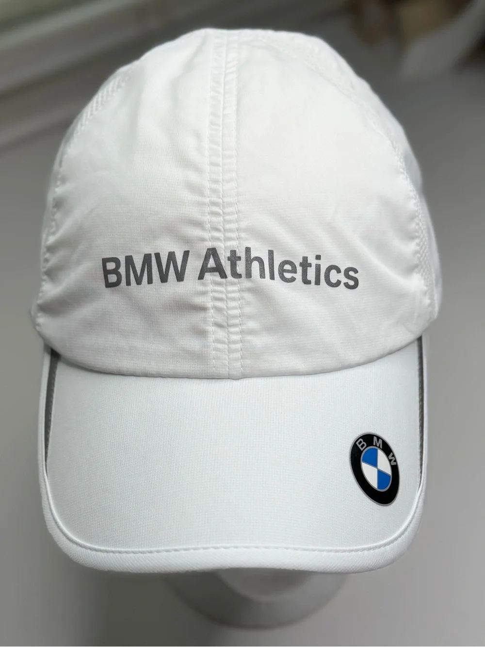 Puma x BMW Athletics Sportlifestyle White Running Cap Hat USF Dry Adjustable